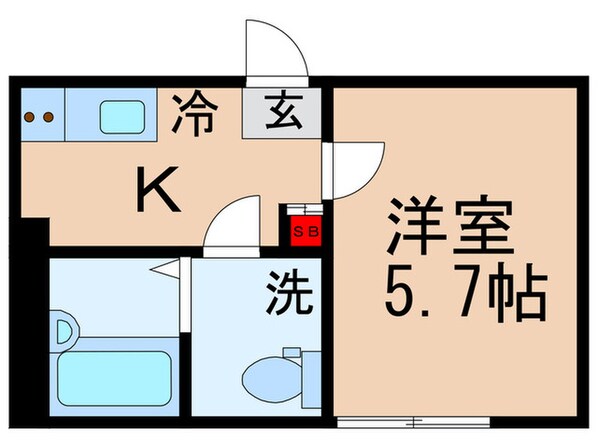 ジェムステ－ジ梅島の物件間取画像